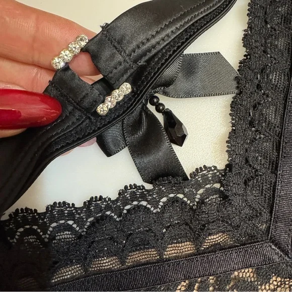 Honey Birdette Savannah black brief XS - Picture 3 of 7